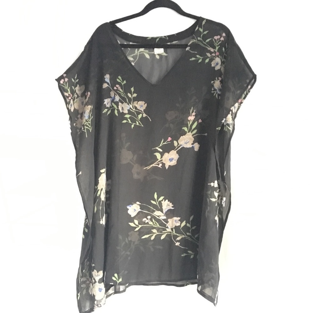 O’neill Black/Floral Coverup